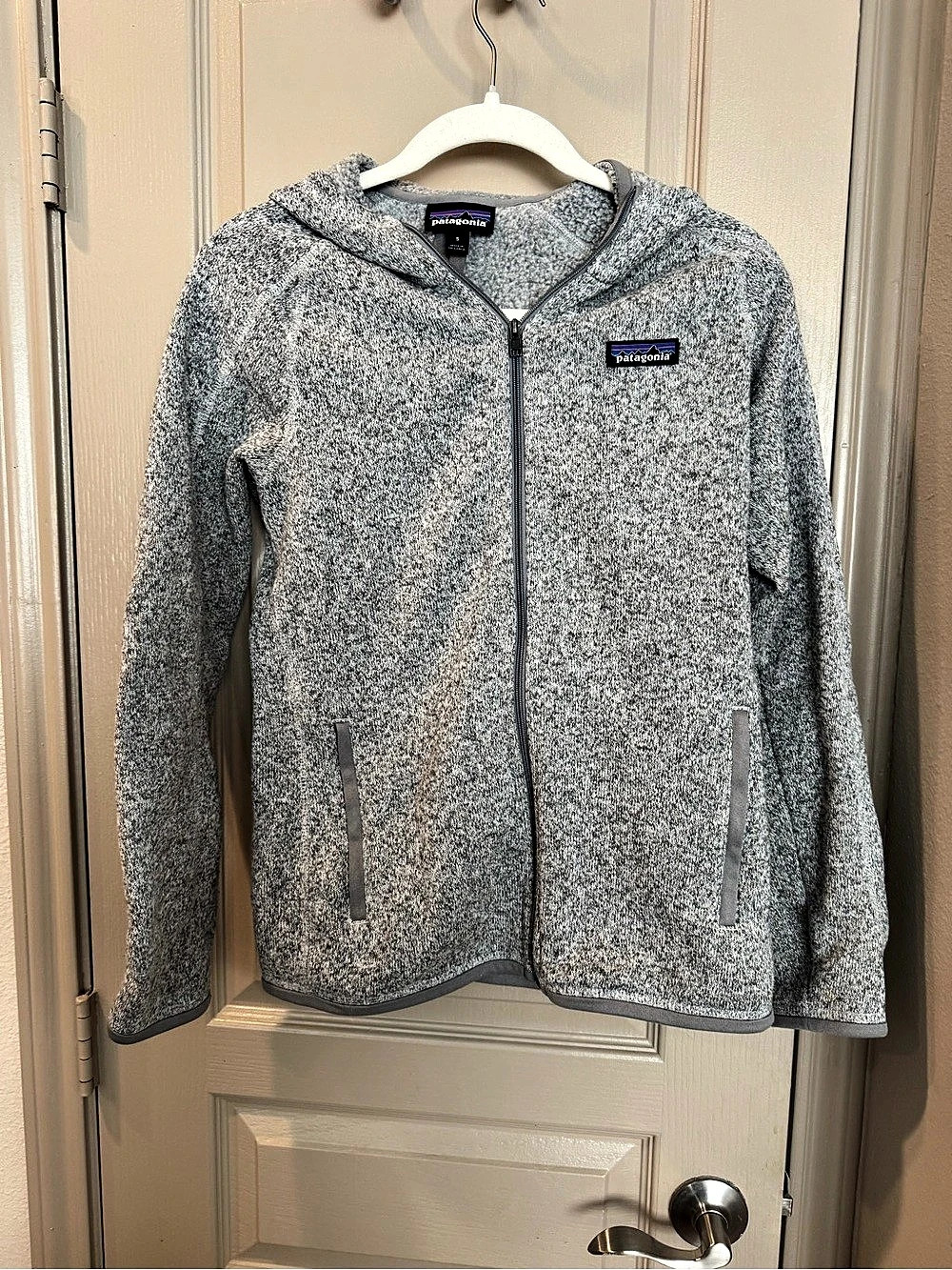 Patagonia Women'Small Better Sweater Hoody Gray Fleece Hoodie Small